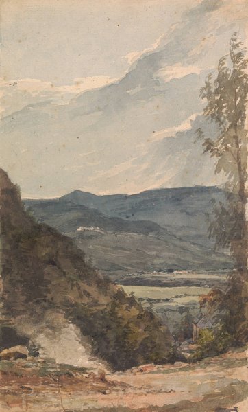 Fort Putnam From Across the River by Thomas Sully - Hand-Painted Oil Painting Reproduction