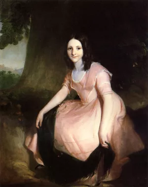 Girl in Pink painting by Thomas Sully