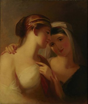 Greek Girls by Thomas Sully Oil Painting
