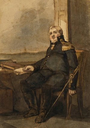 Jonathan F. Williams by Thomas Sully Oil Painting