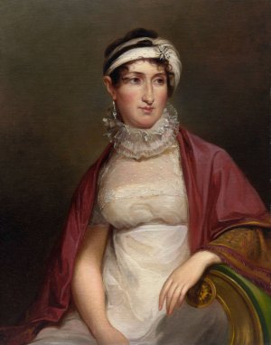 Mary Harvey, Mrs. Paul Beck by Thomas Sully Oil Painting