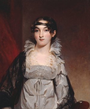 Mrs. Edward Hudson by Thomas Sully Oil Painting
