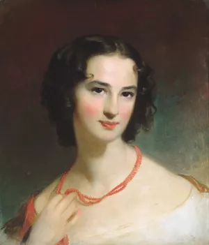 Mrs. James Montgomery, Jr. by Thomas Sully - Oil Painting Reproduction