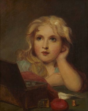 Portrait of a Child by Thomas Sully Oil Painting