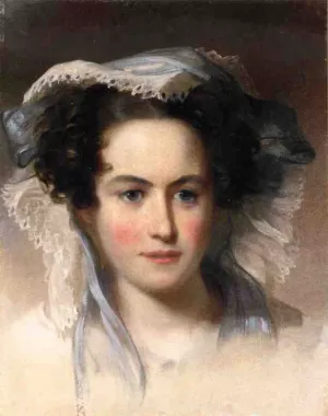 Portrait of Mrs. C. Ford by Thomas Sully - Oil Painting Reproduction