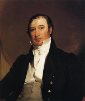 Portrait of William Brown by Thomas Sully Oil Painting