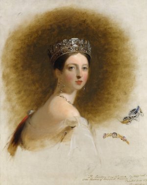 Queen Victoria by Thomas Sully Oil Painting