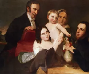 The Alexander Family Group Portrait by Thomas Sully Oil Painting