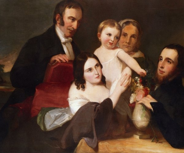 Main Product Photo of The Alexander Family Group Portrait Painting by Thomas Sully