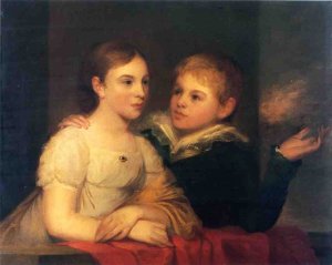 The Brinton Children by Thomas Sully Oil Painting