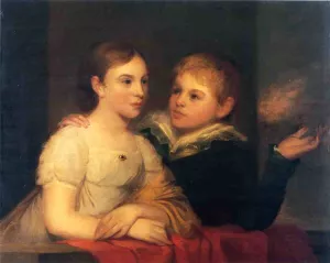 The Brinton Children Oil painting by Thomas Sully