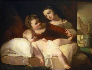 The David Children by Thomas Sully Oil Painting