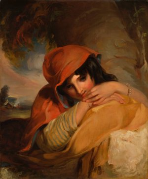 The Gypsy Girl by Thomas Sully Oil Painting