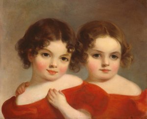 The Leland Sisters by Thomas Sully Oil Painting