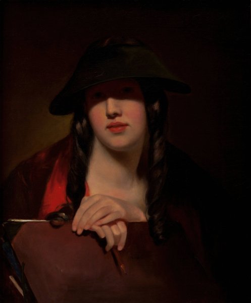 The Student  by Thomas Sully - Hand-Painted Oil Painting Reproduction