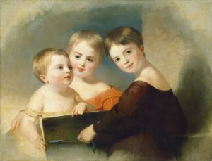 The Vanderkemp Children by Thomas Sully Oil Painting