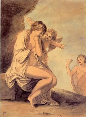Three Classical Figures painting by Thomas Sully