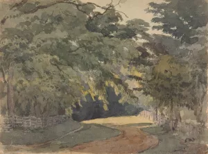 Tree-lined Lane by Thomas Sully Oil Painting