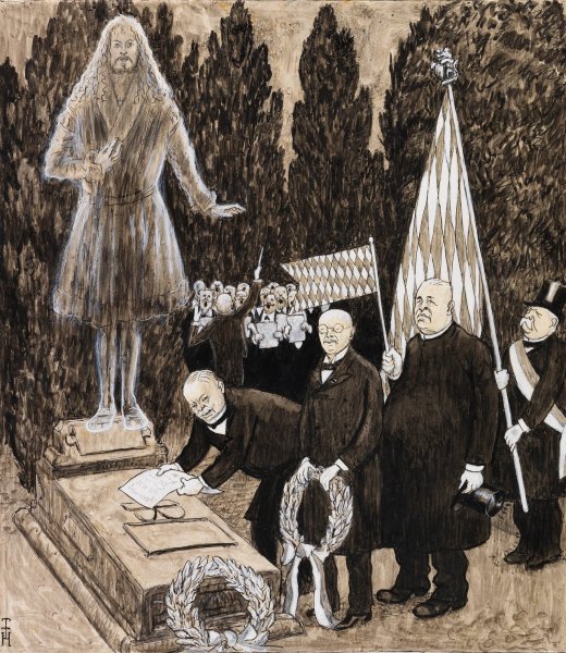 Main Product Photo of Albrecht Durer zum 400. Todestag  Painting by Thomas Theodor Heine