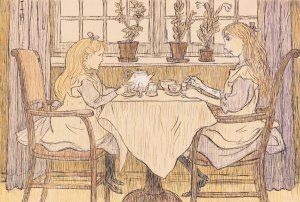 Beim Fruhstuck by Thomas Theodor Heine Oil Painting