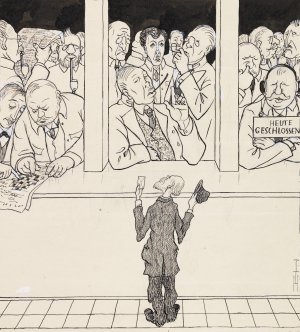 Der Staat als Kaufmann by Thomas Theodor Heine Oil Painting