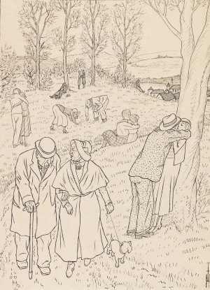Epilog by Thomas Theodor Heine Oil Painting