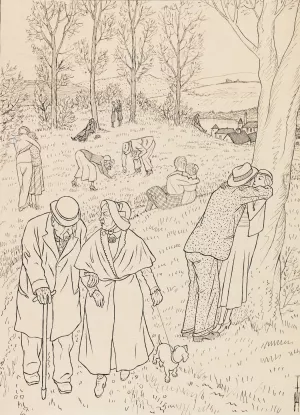 Epilog by Thomas Theodor Heine Oil Painting