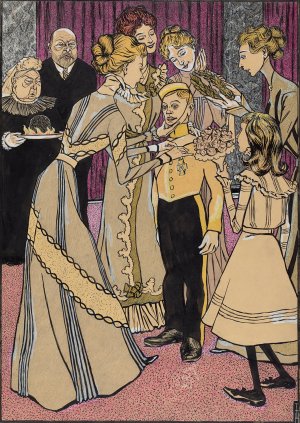 Heldenverehrung by Thomas Theodor Heine Oil Painting