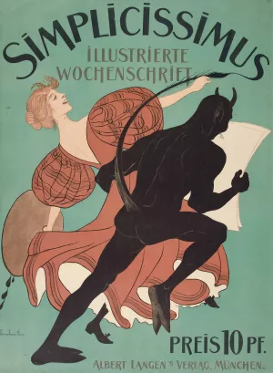 Simplicissimus, Illustrated Weekly Oil painting by Thomas Theodor Heine