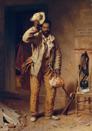 A Bit of War History- The Contraband by Thomas Waterman Wood Oil Painting