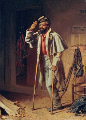 A Bit of War History, The Veteran by Thomas Waterman Wood Oil Painting