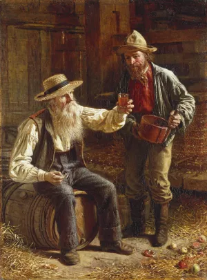 New Cider by Thomas Waterman Wood Oil Painting
