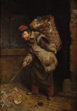 Rag Picker by Thomas Waterman Wood Oil Painting