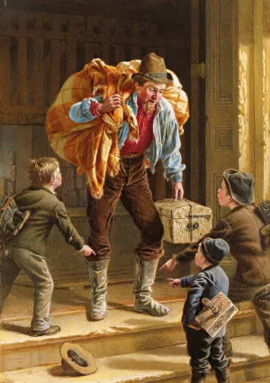 Shine! by Thomas Waterman Wood Oil Painting