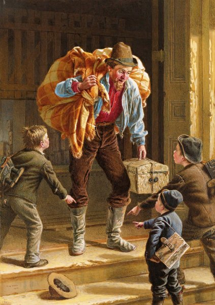 Shine!  by Thomas Waterman Wood - Hand-Painted Oil Painting Reproduction