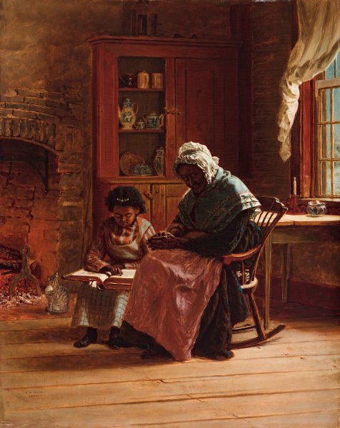 Sunday Morning  by Thomas Waterman Wood - Hand-Painted Oil Painting Reproduction