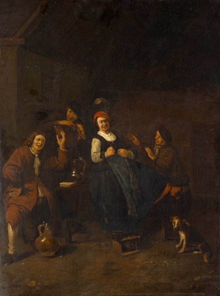 Main Product Photo of Tavern Scene Painting by Thomas Wijck