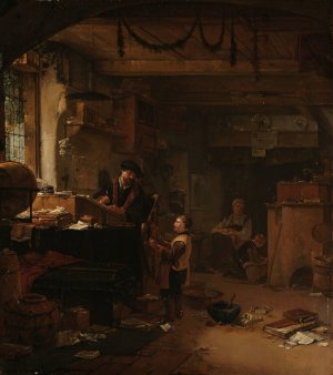 The Alchemist by Thomas Wijck Oil Painting