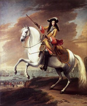 William III Landing at Brixham, Torbay by Thomas Wijck Oil Painting