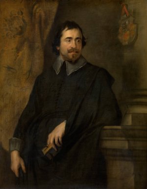 Portrait of a Cleric by Thomas Willeboirts Bosschaert Oil Painting
