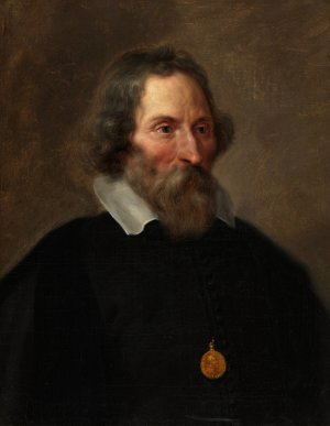 Portret van Erycius Puteanus by Thomas Willeboirts Bosschaert Oil Painting