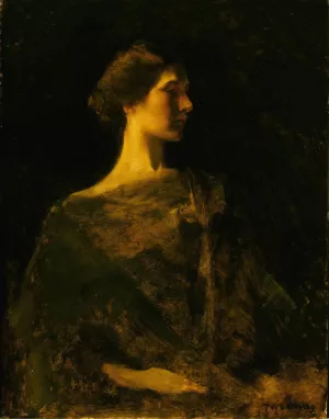 Alma by Thomas Wilmer Dewing Oil Painting