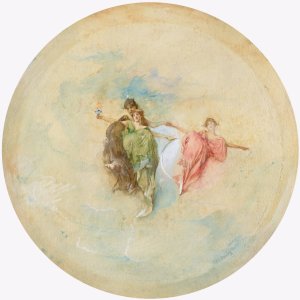 Dawn by Thomas Wilmer Dewing Oil Painting