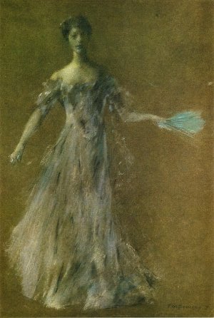 Lady in Lavender Dress