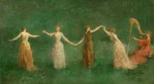 Summer by Thomas Wilmer Dewing Oil Painting