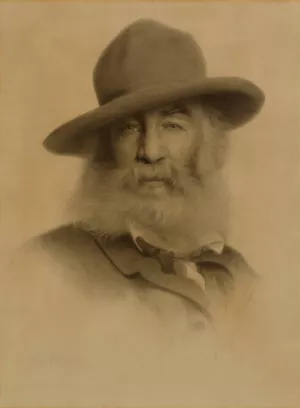 Walt Whitman by Thomas Wilmer Dewing Oil Painting
