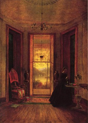 A Home on the Hudson Oil painting by Thomas Worthington Whittredge