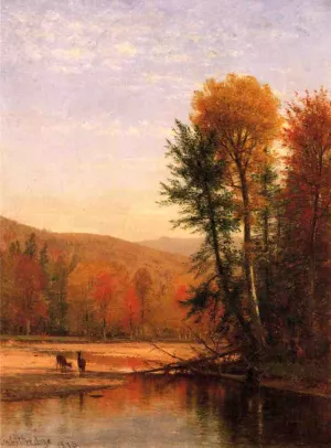 Deer in an Autumn Landscape