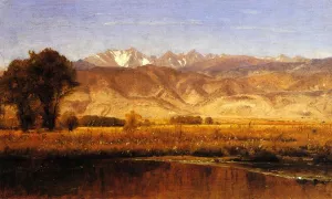 The Foothills by Thomas Worthington Whittredge - Oil Painting Reproduction