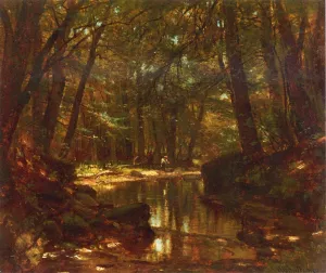 Trout Stream painting by Thomas Worthington Whittredge